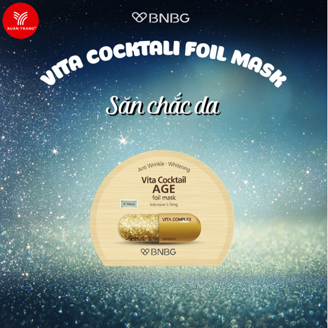 BNBG_Mặt Nạ Vita Cocktail Age Dưỡng Săn Chắc Da, Ngăn Ngừa Lão Hóa 30ml (Vàng)