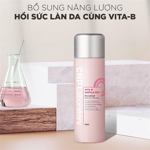 CNP LABORATORY_Xịt Khoáng Làm Dịu Ngăn Bụi Mịn Vita-B Ampule Mist 50ml