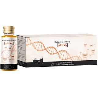 ADIVA _Nước Uống Làm Đẹp Collagen hộp 14 lọ x 30ml
