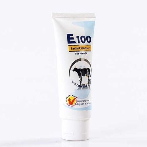 Sữa Rửa Mặt E100 Sữa Bò 80ml