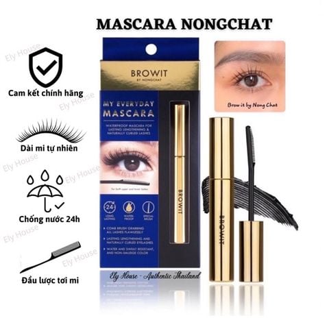 BROWIT_Mascara Chống Nước My Everyday Mascara #01 Endless Night 5.5G