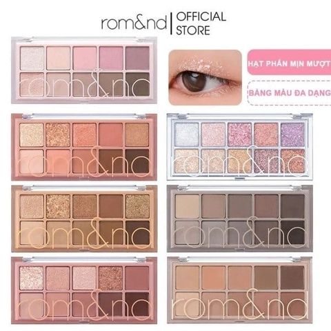 ROMAND_Bảng Phấn Mắt 10 Ô #01 Pampas Garden