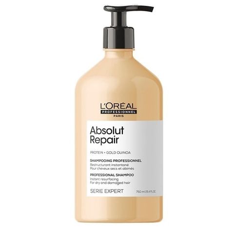 L'OREAL_Dầu Gội Phục Hồi Hư Tổn Serie Expert Absolut Repair Gold 500 Ml (Vàng)