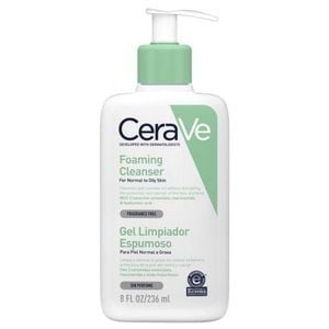CERAVE_Sữa Rửa Mặt Sạch Sâu Cho Da Thường Đến Da Dầu Foaming Cleanser 236ml ( Pháp)