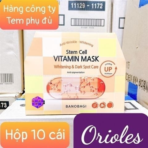 BANOBAGI_Mặt Nạ Stem Cell Vitamin Mask Whitening & Dark Spot Care 30g