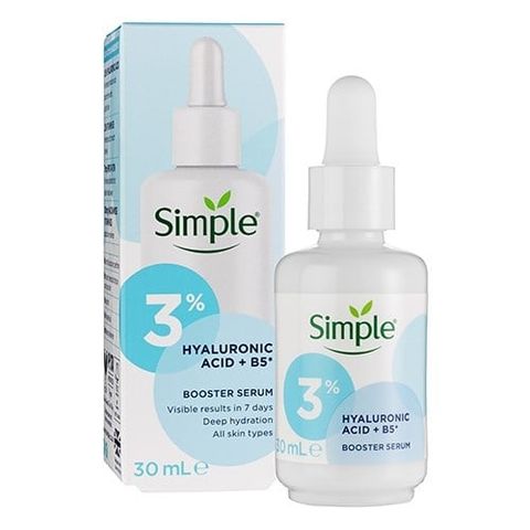 SIMPLE_Serum Dưỡng Da 3% Hyaluronic Acid +B5 Booster 30ml