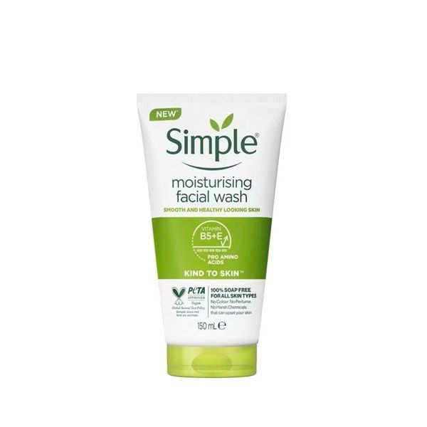 SIMPLE_Sữa Rửa Mặt Dưỡng Ẩm Moisturising Facial Wash 150ml