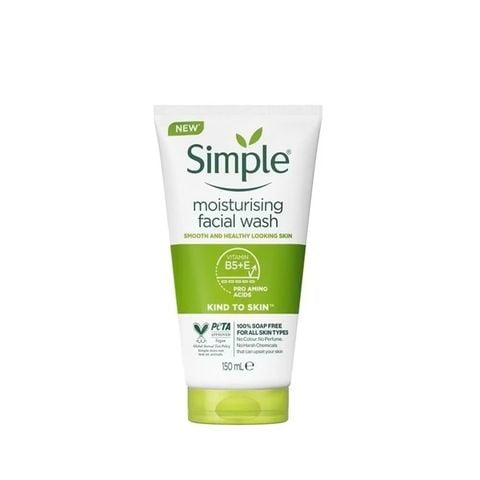 SIMPLE_Sữa Rửa Mặt Dưỡng Ẩm Moisturising Facial Wash 150ml
