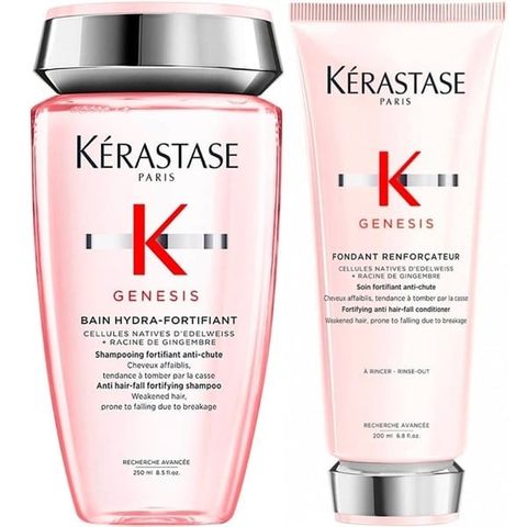 KÉRASTASE_Bộ Gội Xả Ngừa Tóc Gãy Rụng Genesis Bain Hydra-Fortifiant 250ml