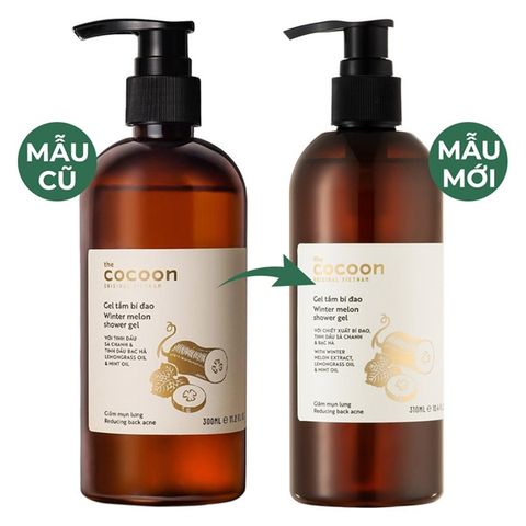 COCOON_Gel Tắm Bí Đao Làm Giảm Mụn Lưng 310ml