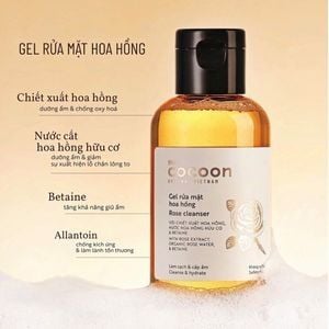 COCOON_Gel Rửa Mặt Chiết Xuất Từ Hoa Hồng 140ml