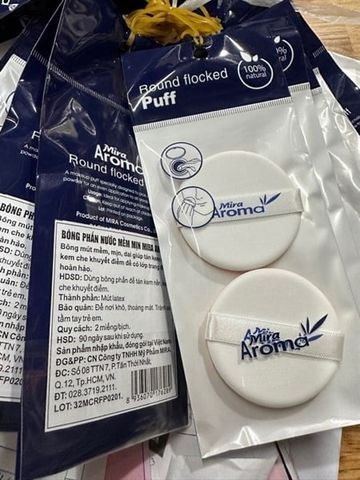 MIRA AROMA_Bông Phấn Nước Mềm Mịn C552