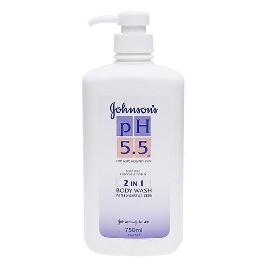 Johnsons_Sữa Tắm PH 5.5 2in1 Xanh Dương 750ml