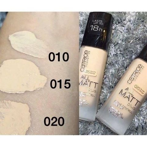 CATRICE_Kem Nền All Matt Plus Shine Control Make-up 020N Neutral Nude Beige 30ml