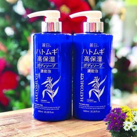 HATOMUGI_Sữa Tắm Giữ Ẩm 600Ml
