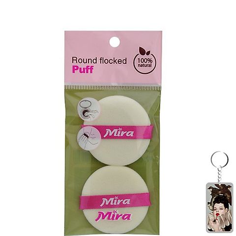 MIRA_Cặp đôi bông phấn cotton (tròn khô) 5.5cm