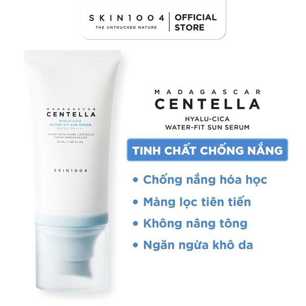 SKIN1004_Kem Chống Nắng Dưỡng Ẩm Cho Da Khô Hyalu-Cica Water-Fit 50ml