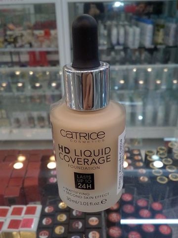 CATRICE_Kem Nền HD Liquid Coverage Foundation Lasts Up To 24H #020 Rose Beige 30Ml