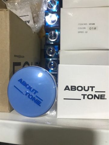 ABOUT TONE_Phấn Phủ Nén Kiềm Dầu Air Fit Powder Pact 8g (Xanh)