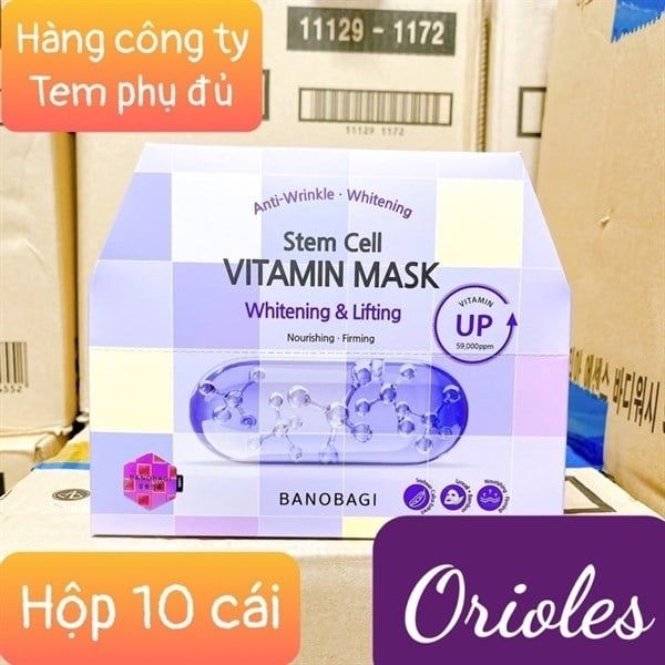 BANOBAGI_Mặt Nạ Stem Cell Vitamin Mask Whitening & Lifting 30g