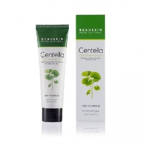BEAUSKIN_Sữa Rửa Mặt Tái Tạo Làm Trắng Da Centella Cica 120ml
