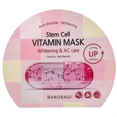 BANOBAGI_Mặt Nạ Stem Cell Vitamin Mask Whitening & AC Care Mới 30g