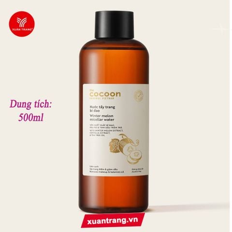 COCOON_Nước Tẩy Trang Bí Đao Làm Sạch & Giảm Dầu Mới 500ml