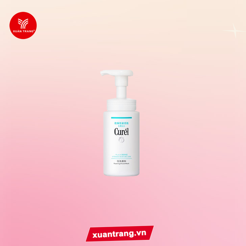 CUREL_Sữa Rửa Mặt Dạng Bọt Cấp Ẩm Chuyên Sâu 150ml (Xanh Dương)
