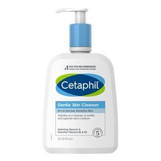 CETAPHIL_Sữa Rửa Mặt Dịu Nhẹ Cho Da Nhạy Cảm ( không tạo bọt) Gentle Skin Cleanser 473ml