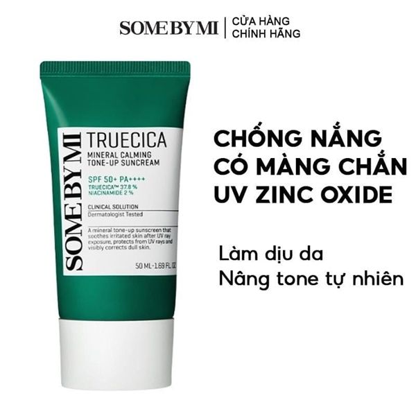 SOME BY MI_Kem Chống Nắng Truecica Mineral Calming Tone-Up Sun Cream 50ml (014732)