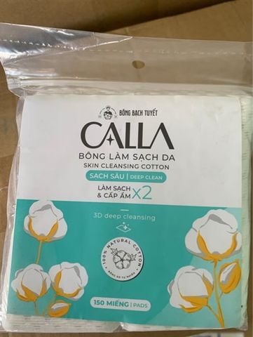 CALLA_Bông Tẩy Trang Làm Sạch Da Sạch Sâu 150Miếng / Gói