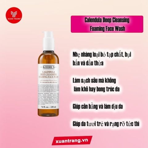 KIEHL'S_Sữa Rửa Mặt Hoa Cúc Calendula Deep Cleansing Facial Foaming Face Wash 230ml