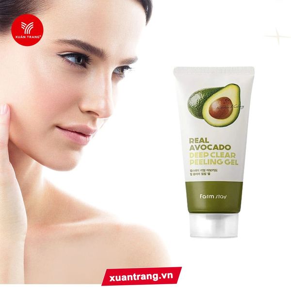 FARMSTAY_Tẩy Tế Bào Chết Tinh Chất Bơ Real Avocado Deep Clear Peeling Gel 100ml