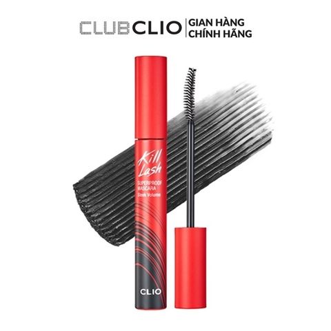 CLIO_Mascara Dài Và Cong Mi Kill Lash Superproof Mascara #01 Long Curling