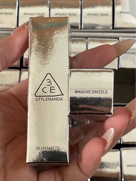 3CE_Son Thỏi Blur Matte Lipstick #Mauve Drizzle 4G