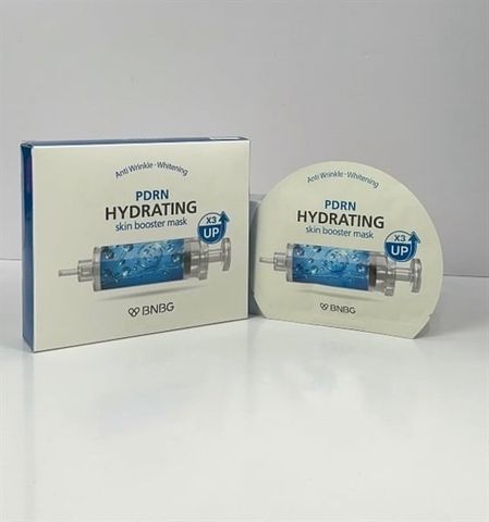 BNBG_Mặt Nạ PDRN Hydrating SkinBooster Mask Truyền DNA Cấp Ẩm Đa Tầng, Căng Bóng Da 30ml (Xanh Dương)