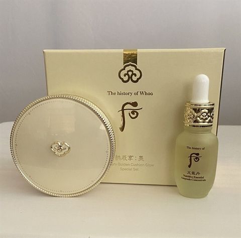 WHOO_Phấn Nước Gongjinhyang Mi Luxury Golden Cushion Glow NO.23