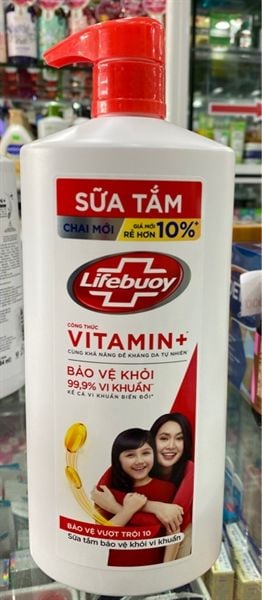 Lifebuoy_Sữa Tắm Bảo Vệ Vượt Trội 800g