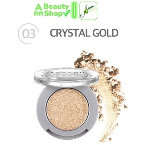 KLAVUU_Nhũ mắt Urban Pearlsation Sparkle Eyeshadow #SP3 Crystal Gold