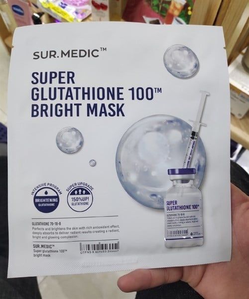 SUR.MEDIC+_Mặt Nạ Làm Sáng Da Super Glutathione 100 Bright Mask 30g