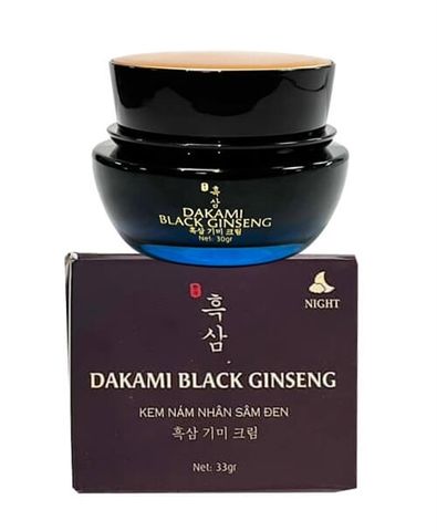 DAKAMI-II(*)_Kem Trị Nám Ban Đêm Nhân Sâm Đen Black Ginseng 33g