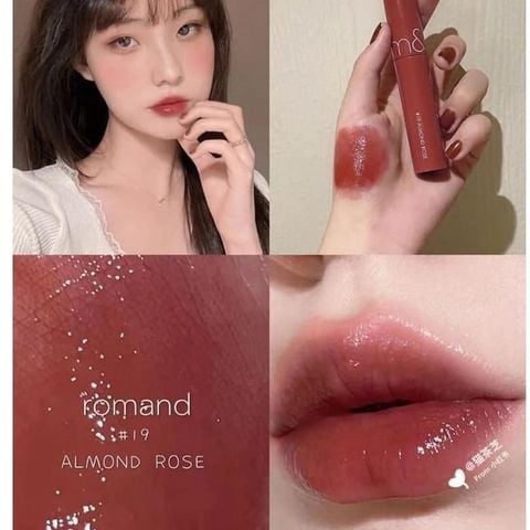 ROMAND_Son Bóng Juicy Lasting Tint #19 Almond Rose 5.5g