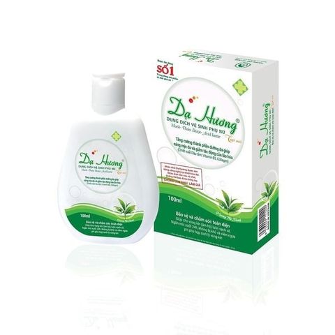 DẠ HƯƠNG_ Dung Dịch Vệ Sinh Phụ Nữ Thoáng Sạch Trà Xanh 100Ml (Xanh Lá)