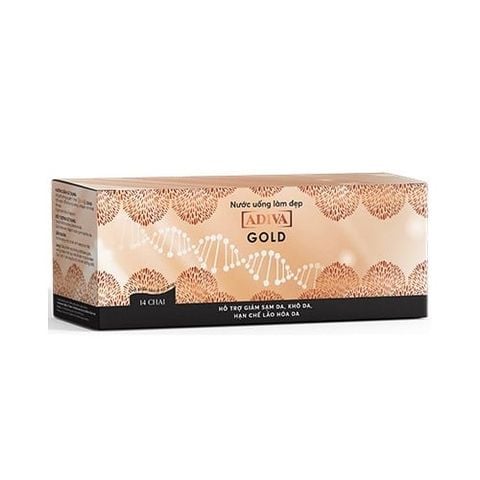 ADIVA _Nước Uống Làm Đẹp Collagen GOLD hộp 14 lọ x 30ml
