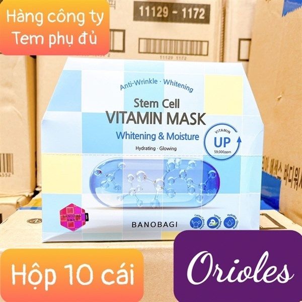 BANOBAGI_Mặt Nạ Stem Cell Vitamin Mask Whitening & Moisture 30g