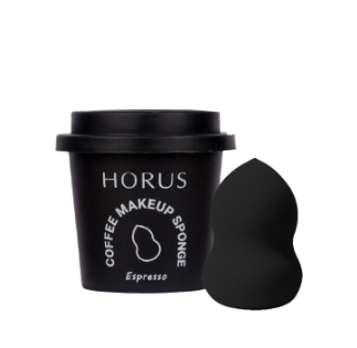 HORUS_Mút Trang Điểm Hồ Lô Màu Đen Coffee Makeup Sponge Espresso