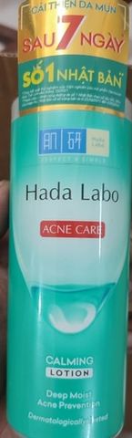 HADA LABO_Dung Dịch Dưỡng ẩm Cho Da Mụn, Da Nhạy Cảm 170ml (xanh ngọc)