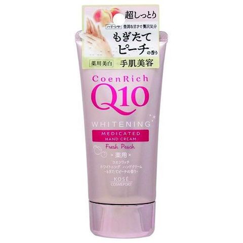 KOSE_Kem Dưỡng Tay Q10 Fresh Peach 80G