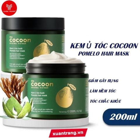 COCOON_Kem Ủ Tóc Bưởi Giảm Gãy Rụng Và Làm Mềm Tóc 200ml
