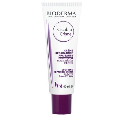BIODERMA_Kem Dưỡng Phục Hồi Da Cicabio Crème 40ml (Tím)